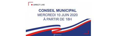 Conseil Municipal du 10 juin 2020